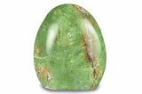 Free-Standing, Polished Green Chrysoprase - Madagascar #293419-1